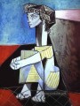 Jacqueline mit gekreuzten Händen 1954 Kubismus Pablo Picasso
